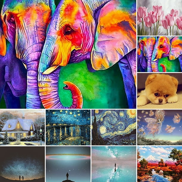 5D DIY Full Drill Diamond Painting Embroidery Cross Stitch Kits Home Art Decor 5D DIY Full Drill Diamond Painting Embroidery Cross Stitch Kits Home Art Decor